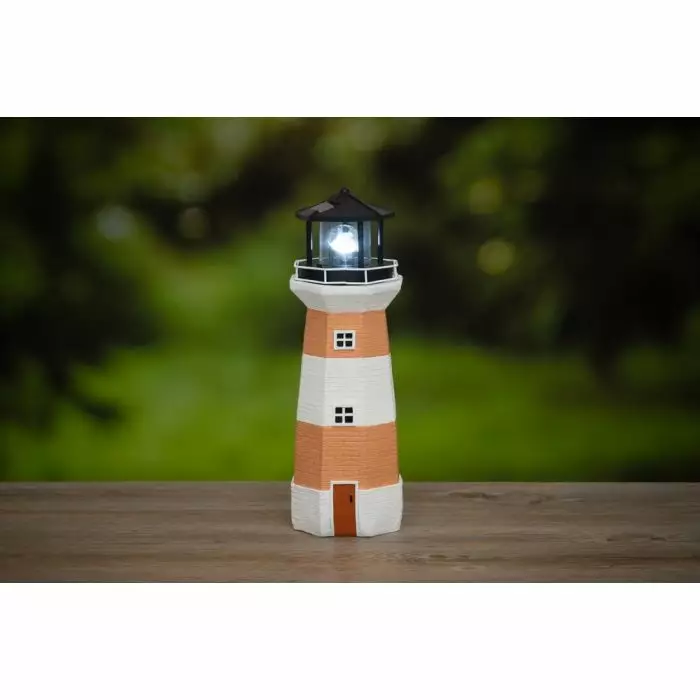 Puutarhapatsas majakka solarvalo 37cm - Pihakoristeet - 6410416452814 - 1