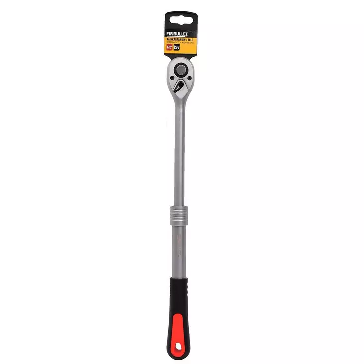 Räikkä 1/2" televarrella crv 45t - Räikkävääntimet - 6438152028414 - 1
