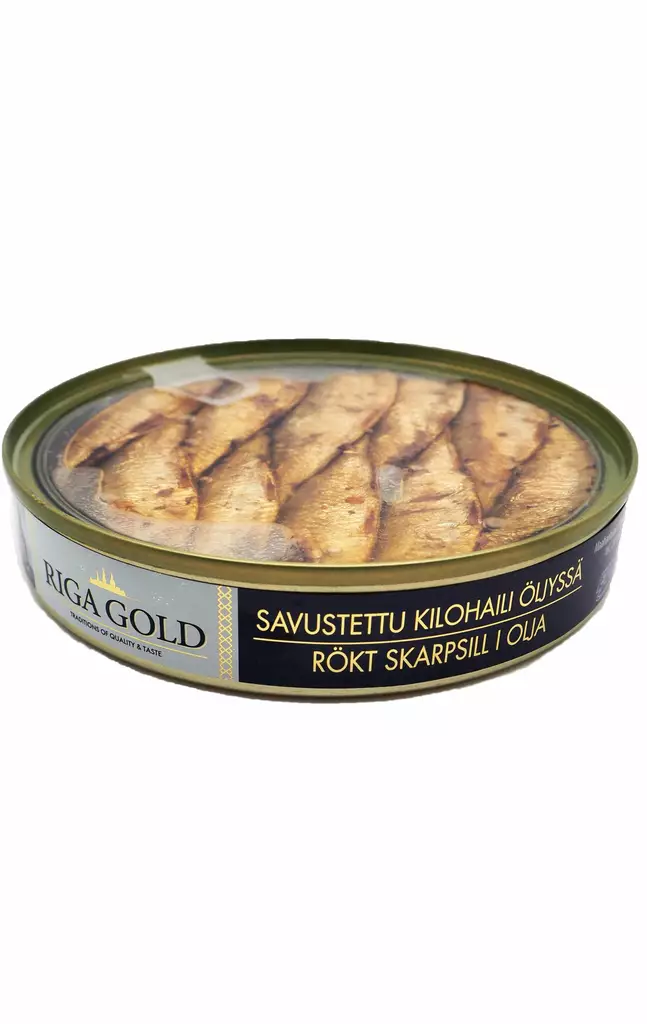 RIGA GOLD SAVUSTETTU KILOHAILI ÖLJYSSÄ 1 - Elintarvikkeet - 4750265000944 - 1