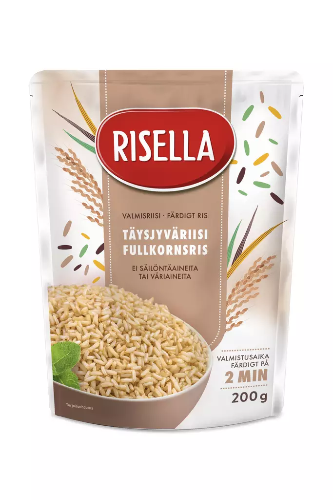 Risella täysjyväriisi 200g - Murot, myslit ja hiutaleet - 8410184042314 - 1