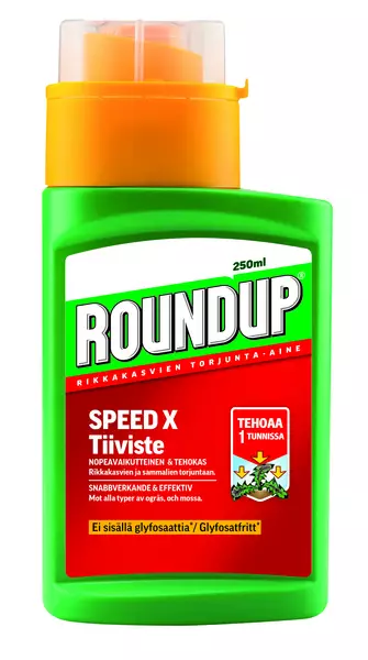 Roundup Speed X tiiviste 250ml - Tuhoeläinten ja rikkakasvien torjunta - 5707441553694 - 2