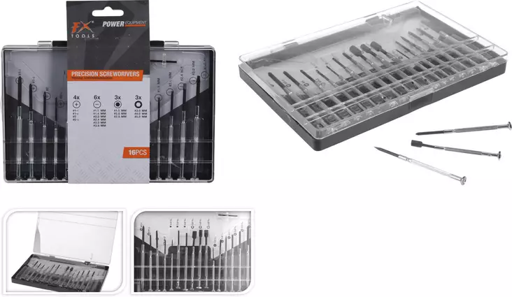 Ruuvimeisselisetti 16kpl / pkt - Ruuvimeisselit - 8711295256424 - 1