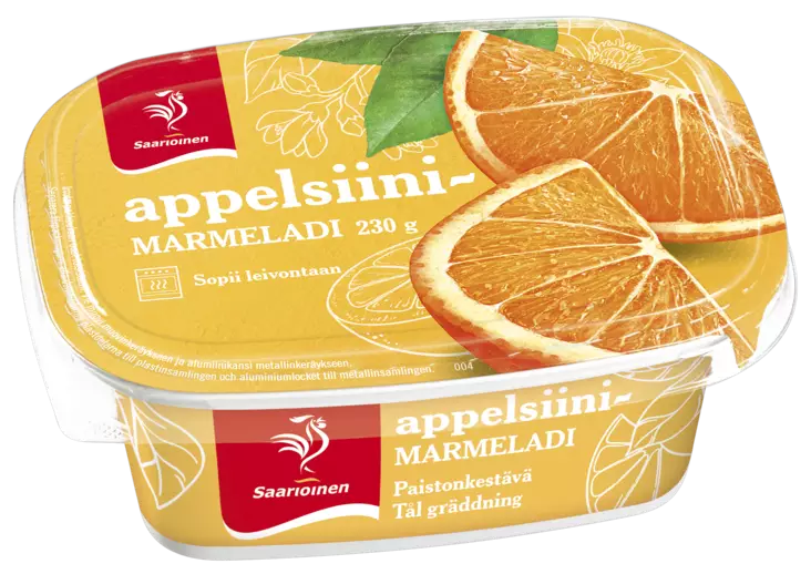 Saarioinen Appelsiinimarmeladi 230g - Hillot ja marmeladit - 6412000016464 - 1