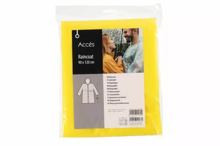 Sadetakki acces 90*120 keltainen - Miesten ulkoiluvaatteet - 6410416415864 - 1