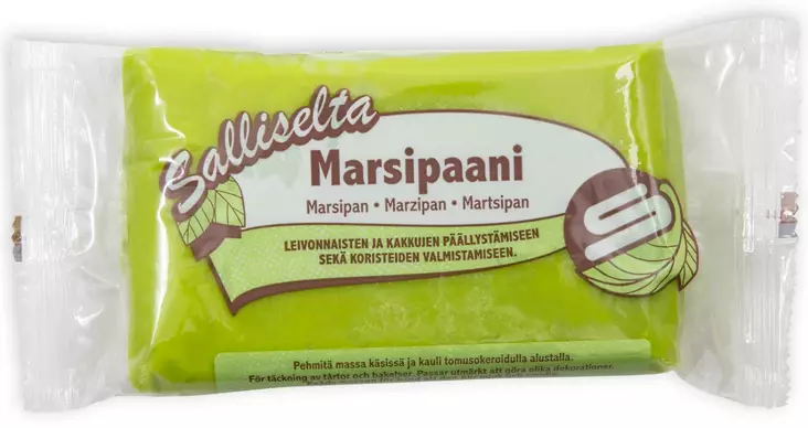 Salliselta Marsipaani vihreä 250g - Leivontamausteet ja -ainekset - 6436501000944 - 1