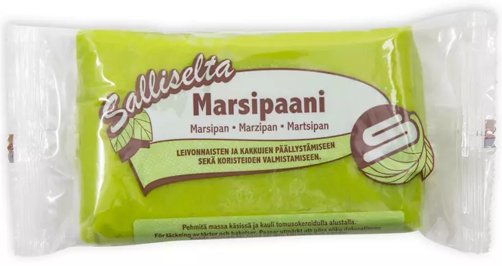Salliselta Marsipaani vihreä 250g - Leivontamausteet ja -ainekset - 6436501000944 - 1