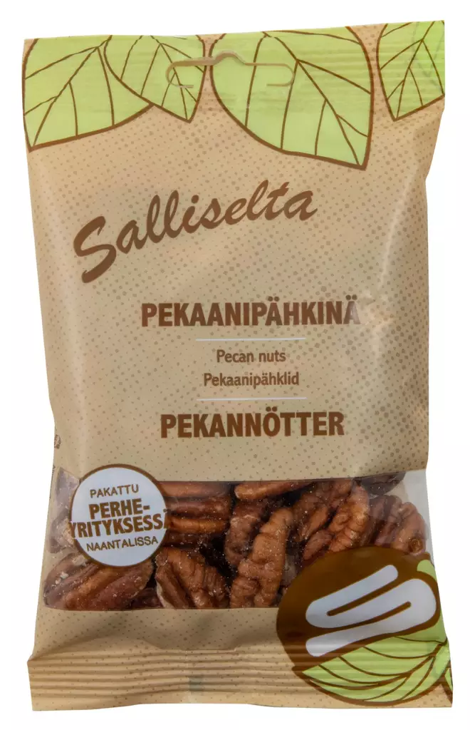 Sallisen Pekaanipähkinä 70g - Sipsit, snacksit ja pähkinät - 6436501018444 - 1