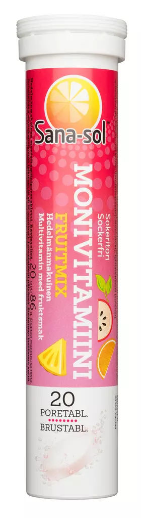 Sana-sol poretabletti monivitamiini - Vitamiinit ja mineraalit - 5702071381464 - 1