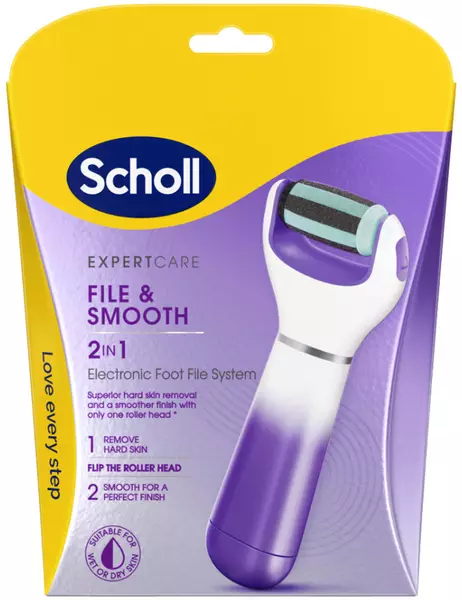 Scholl File & Smooth 2in1 jalkaraspi - Jalkojenhoitotuotteet - 5056585801674 - 1