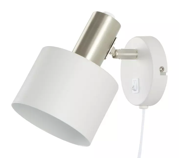 Seinävalaisin E27 valkoinen - Seinävalaisimet - 6438140460394 - 1