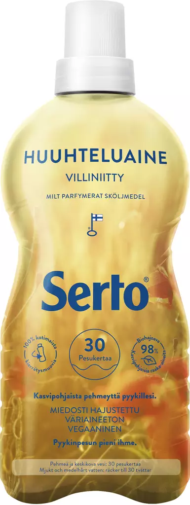 Serto Villiniitty huuhteluaine 750ml - Pyykinpesu- ja huuhteluaineet - 6417964579284 - 1