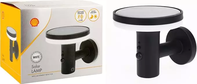 SHELL SOLAR LAMPPU LIIKETUNNISTIMELLA - Kasvilamput - 8720573463034 - 1