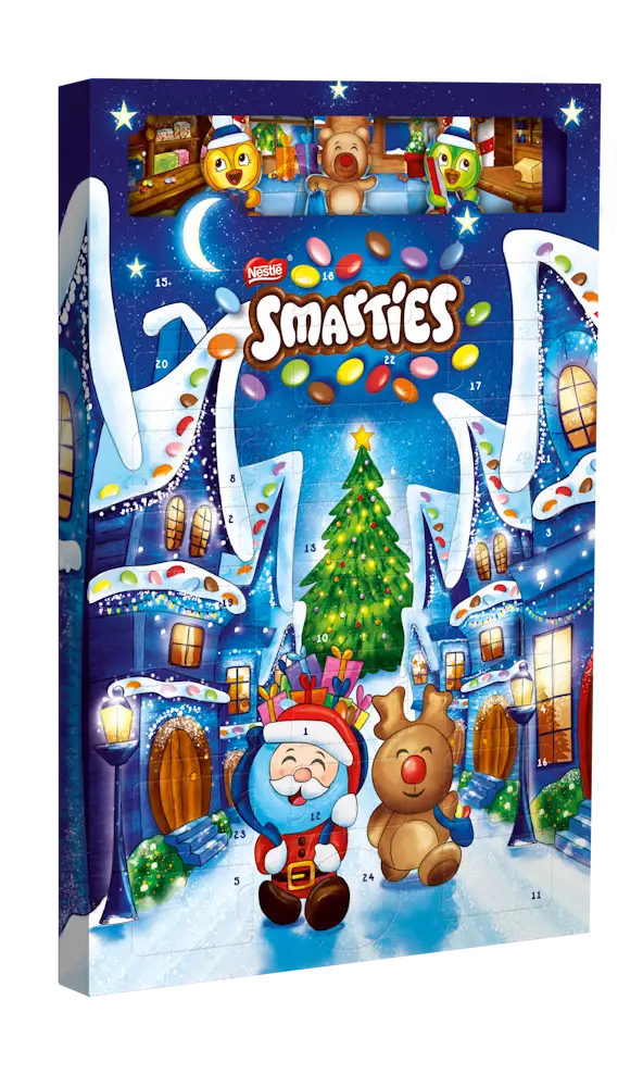 Smarties joulukalenteri - Joulu - 8000300407884 - 1