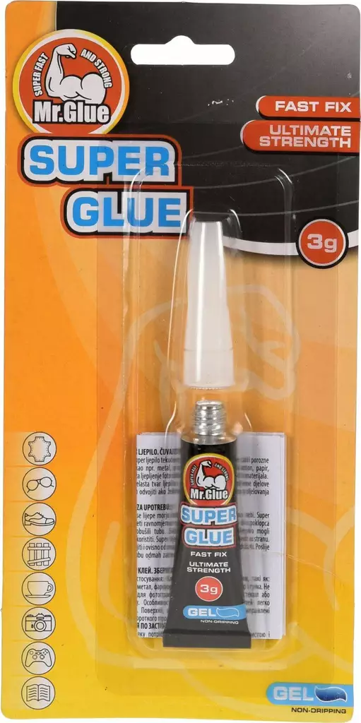 Super glue pikaliima 3G gel - Pikaliimat - 8720573493864 - 1