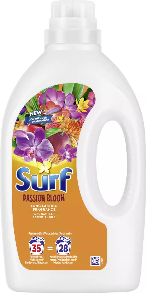 Surf Passion Bloom Pyykinpesuneste 1400m - Pyykinpesu- ja huuhteluaineet - 8720181520884 - 1