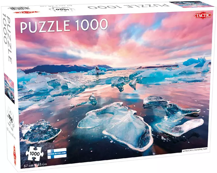 TacTic 1000 pcs puzzle Vatnajokull - Palapelit ja pulmapelit - 6416739567594 - 1