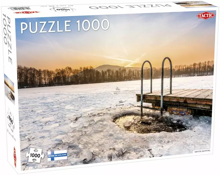 TacTic 1000 pcs: Winter Swimming - Palapelit ja pulmapelit - 6416739586694 - 1