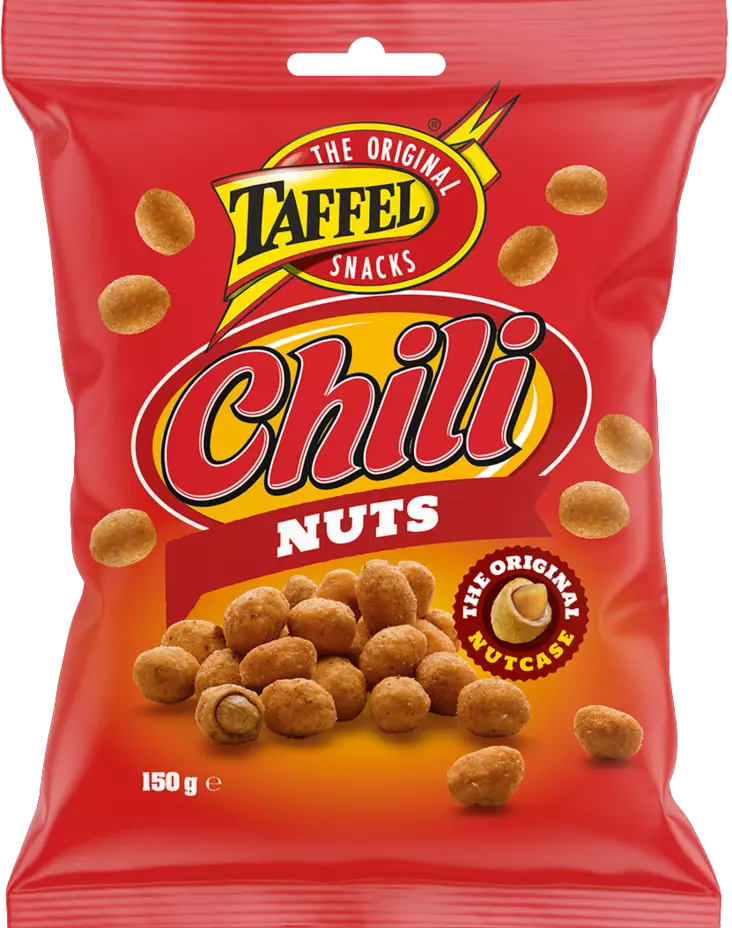 Taffel pähkinä Chili Nuts 150g - Sipsit, snacksit ja pähkinät - 6410381092114 - 1