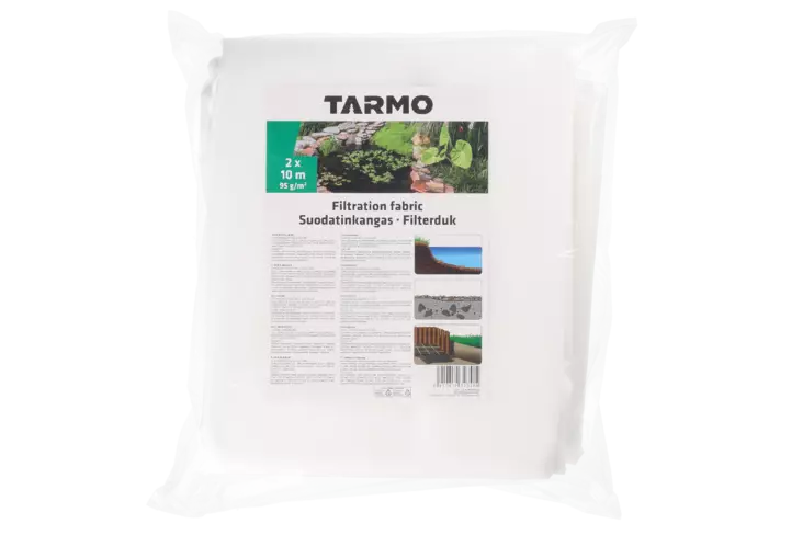 Tarmo suodatinkangas 2x10m - Piha- ja rakennuskangas - 6410412323484 - 2