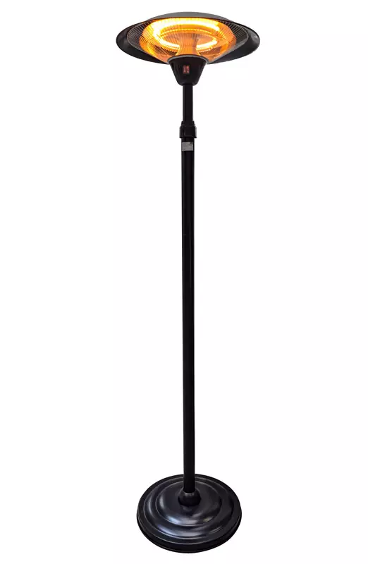 Terassilämmitin 2000W IP34 jalustalla - Lämmittimet ja terassilämmittimet - 6438140020314 - 1