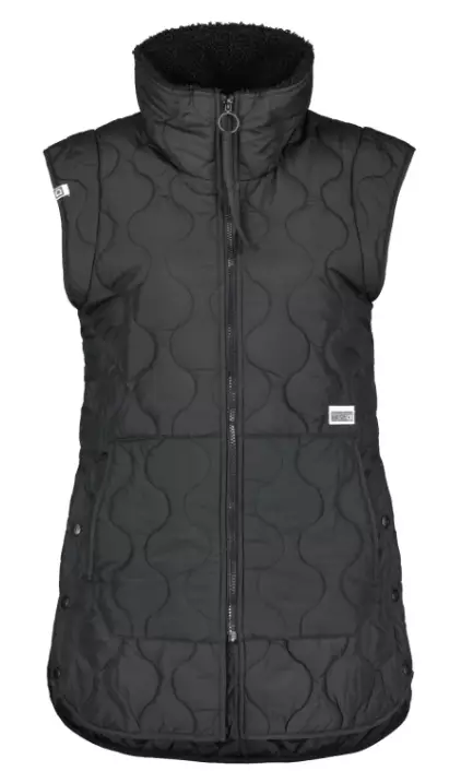 Torstai pitkä toppaliivi musta 36 - Naisten ulkoiluvaatteet - 6438522761064 - 1