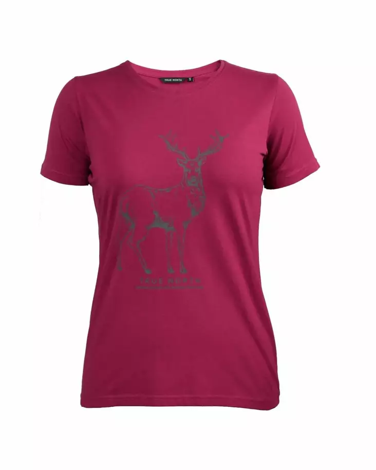 True North t-paita dk-berry - Naisten paidat ja puserot - 731259126359 - 1