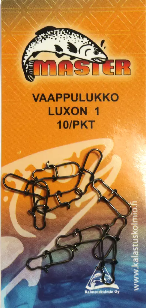 Vaappulukko master luxon1 10/pkt - Perukkeet, lukot, koukut ja painot - 6416473140664 - 1