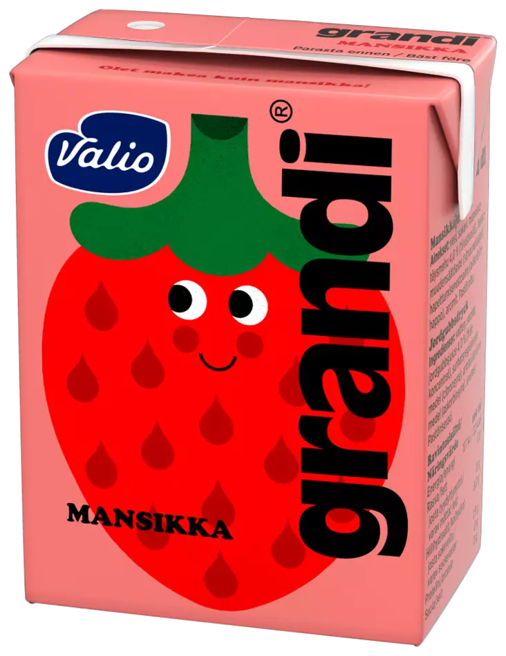 Valio Grandi 2dl mansikka - Mehut, mehutiivisteet ja glögit - 6408430670154 - 1