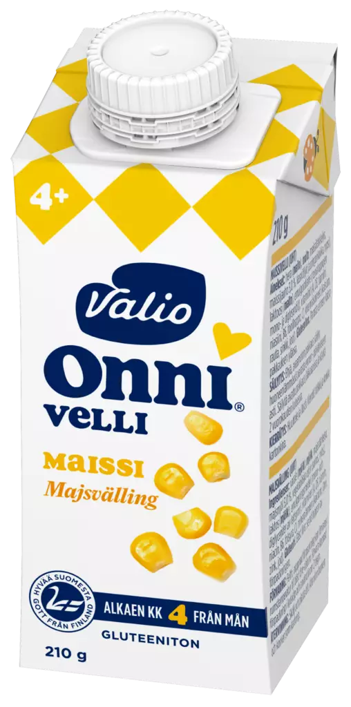 Valio Onni maissivelli 210g UHT - Lasten ruoka ja juoma - 6408430049264 - 1
