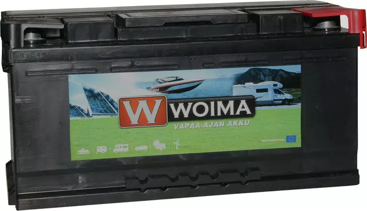 Vapaa-ajan akku Woima 100Ah 353x175x190mm - Vapaa-ajan akut - 7394086102264 - 1