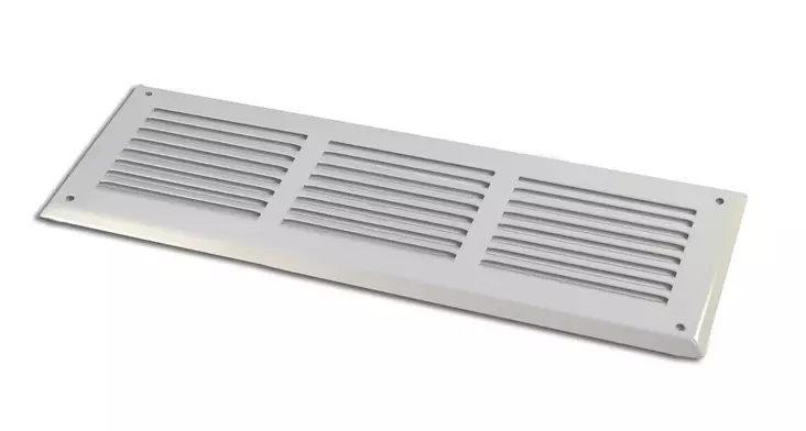 Vapaavirtaussäleikkö Hus 300x100 valk - Ulkosäleiköt ja säleet - 6417461006214 - 1