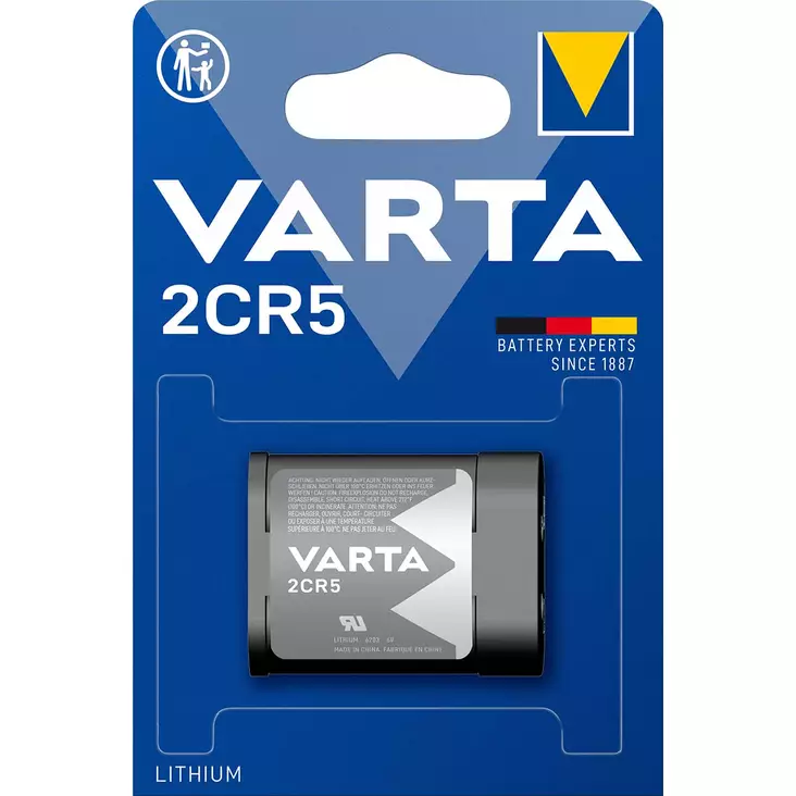 Varta lithium 2CR5 6v paristo - Erikoisparistot - 4008496537204 - 1
