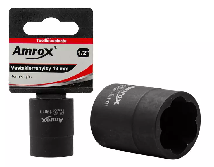 Vastakierrehylsy 1/2" 19 mm - 1/2 Hylsyt - 6420286910154 - 1