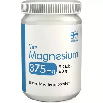 VIRE MAGNESIUM 375MG 90TABL - Vitamiinit ja mineraalit - 6430067844974 - 1
