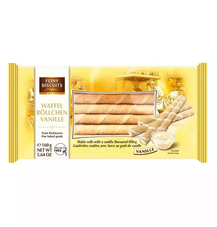 Vohvelirulla Vanilja 160g - Suklaat - 9002859076534 - 1