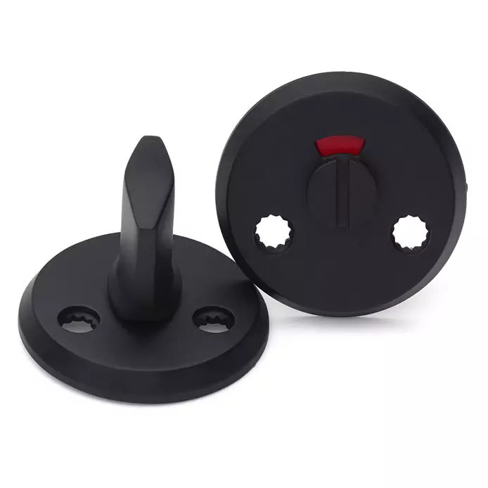 Wc-vääntönuppi A262 musta - Ovenkahvat ja helat - 7317900183744 - 1