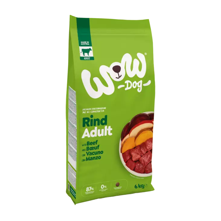 WOW Dog Adult Nauta kuivaruoka 6kg - Koiran kuivaruoat - 9120134040664 - 1