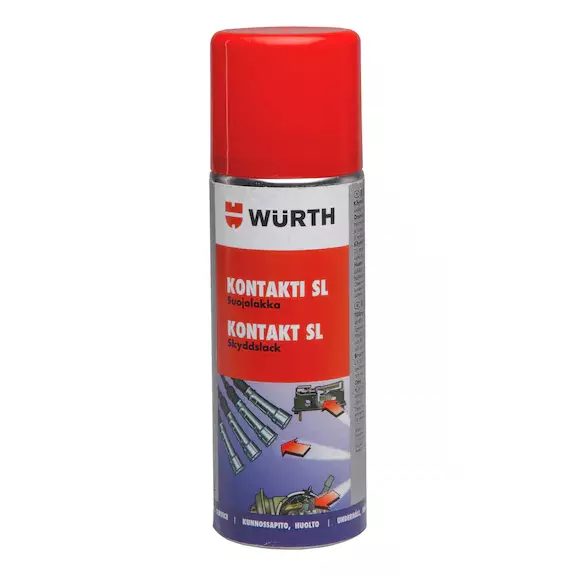 Wurth kontakti sl suojalakka 200ml - Liimat,lukitteet ja tiivistäminen - 4050641139764 - 1