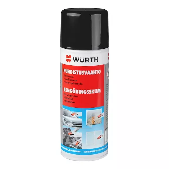 Wurth Puhdistusvaahto 400ml - Muovin pesu- ja hoitoaineet - 4045989999644 - 1