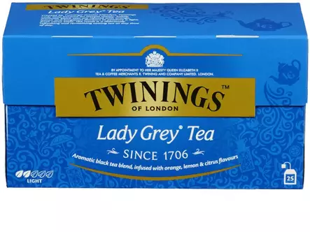 Twinings Lady Grey Tea 25pss - Teet ja kaakaot - 070177078775 - 1