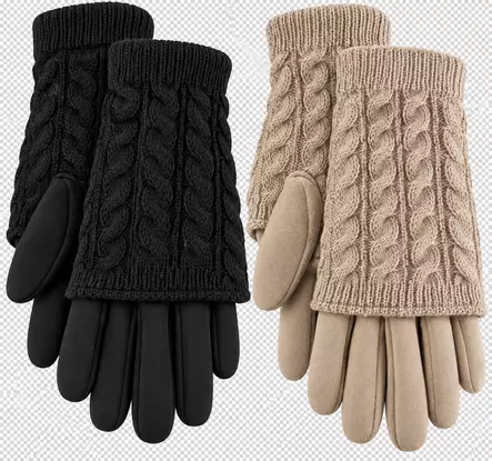 Accessories sormikkaat neulelämmittimell - Naisten päähineet ja käsineet - 6438159391375 - 1