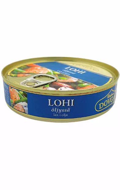 Dovgan lohi öljyssä 160g - Elintarvikkeet - 4032549036765 - 1