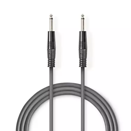 Nedis monoäänikaapeli 6,35 mm TS 5 m - Audiokaapelit - 5412810296095 - 2