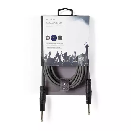 Nedis monoäänikaapeli 6,35 mm TS 5 m - Audiokaapelit - 5412810296095 - 1