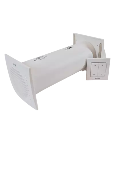 Ilmanvaihtokone Europlast E-Extra 100S lämmöntalteenotolla - Poistoilmapuhaltimet - 4750492013885 - 2