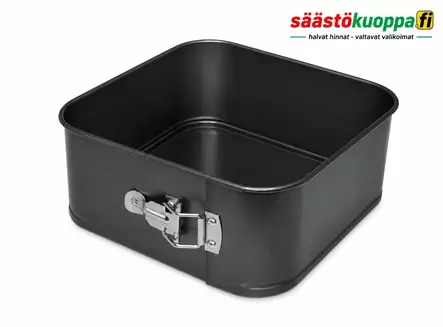 Heirol korkea neliö irtopohjavuoka 24x10 - Leivontatarvikkeet - 6419287313255 - 1