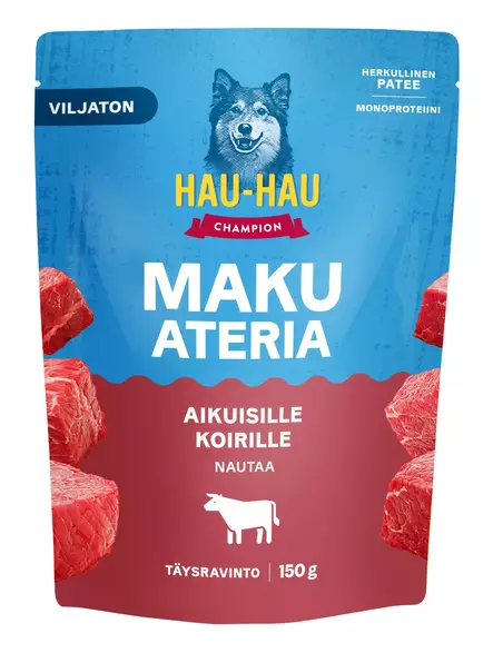 HHC Makuateria nautaa 150g - Koiran märkäruoat - 6438554010765 - 1