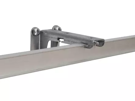 I-kiskon seinäkannake teräs / sinkitty - Verhotangot ja verhotarvikkeet - 6414675026755 - 2