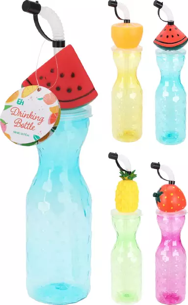 Juomapullo pillillä 500ml - Juomapullot ja shakerit - 8721037354615 - 2