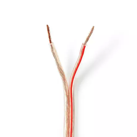Kaiutinkaapeli | 2 x 2.50 mm² läpikuultava 100m - Asennuskaapelit ja sähköjohdot - 5412810312245 - 1